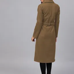 athena Wool Solid Coat For Women image 2