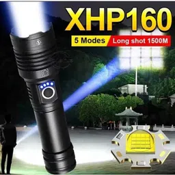 uzala 376 Emergency Flash,Torch light Rechargeble 16cm (Multicolour) 2 hrs Torch Emergency Light image 1