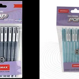 unomax Geltron POP Gel Pens – 0.7mm Waterproof Ink, Smooth Writing (10 Each) Gel Pen-picture-13