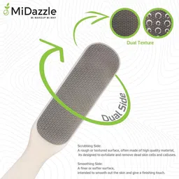 omidazzle Dual-Sided Foot Scrubber & Callus Remover Large Size for Smooth, Soft Feet image 2