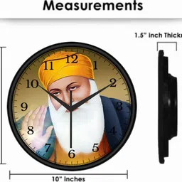 the anny Analog 25 cm X 25 cm Wall Clock image 3