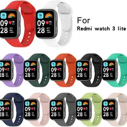 WEI INTERNATIONAL Silicone Strap For Redmi watch3 lite,Redmi watch3 active,Bracelet Replacement Band For Redmi watch 3 lite,Redmi watch 3 active Smart Watch Strap image 5