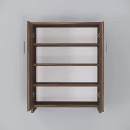 specialitypanels Ella Wood 2 Shoe Cabinet in Cochwood Brown Finish image 5