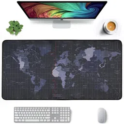 Xydrozen World Map Computer Keyboard Mouse Mat Mousepad image 4