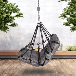 sprointal Swing for Kids, Baby Swing Chair Cotton Children Folding Washable 1-5 Year Swing Swings image 2