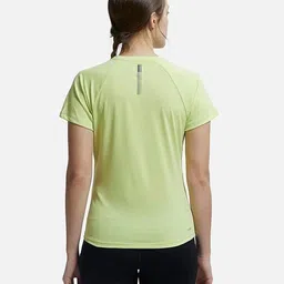 jockey Women Solid Round Neck Polyester Light Green T-Shirt image 4