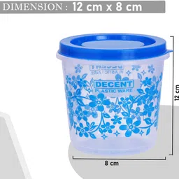 decent plastics Plastic Grocery Container - 1 kg image 4