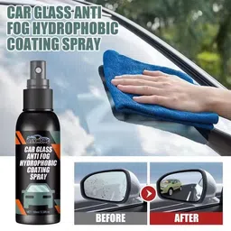 VISIONEX Car Glass Anti Fog Hydrophobic Coating Spray |Rainproof, Streak-Free Automotive Cleaner | Multipurpose Windshield Cleaning Liquid 2 image 2