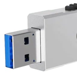 HP 818w 32GB USB (3.2) Pen Drive (Integrated Key Ring Loop, Silver) image 5