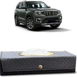 brothertwo Car Tissue Box Holder with 100 Tissue For Mahindra Scorpio 2022 Vehicle Tissue Dispenser-picture-21