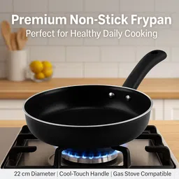 grownix blackpan Fry Pan 15 cm diameter 1 L capacity-picture-25