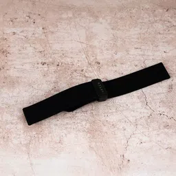 Sylvi Black Silicone Strap Watch Band for Men's Watch 24 mm Silicone Watch Strap image 2