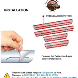 autoshyam Glanza car door foot step led sill plate Door Sill Plate Door Sill Plate image 5