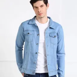 metronaut Full Sleeve Solid Men Denim Casual Jacket image 4