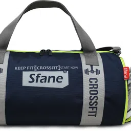 sfane 6 L Gym Duffel Bag - Gym Duffel Bag for Men & Women Sports Duffel gym bag with shoe compartment - Blue, Silver-picture-11