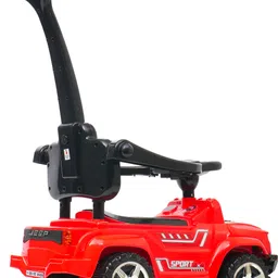 joyride Jeep plus 4x4 Ride on Jeep for Kids |Music & Horn| Parental Handle & Big Wheels Jeep Non Battery Operated Ride On image 3