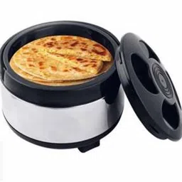 kaiox Steel Thermoware Casserole for Roti/Chapati DoubleWall Insulated hot Meal 3500ML Cook and Serve Casserole image 3