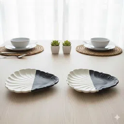 retail mafia Ceramic plate tray dish pack of 2 Servinewg Dishes_new53 Quarter Plate-picture-24