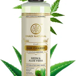 khadi natural Neem & Aloevera Shampoo/Cleanser - SLS & Paraben Free-picture-20