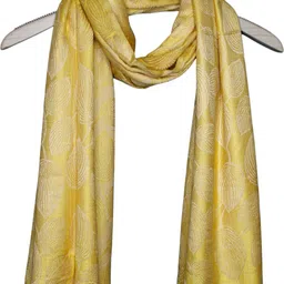 glimmerx Woven Viscose Women Yellow Fancy Scarf, Scarf, Stole, Bluetooth Scarf, Faux Turtleneck Neck Cover-picture-34