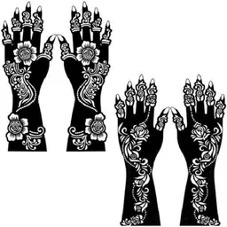 sadiksha Mehandi Stencil Mehendi stencil bridal, Mehendi Design Sticker Stencil-picture-23