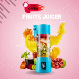 guptasonnew Electric Rechargeable Fruit Juicer Maker Portable USB Mini Juicer ShakerTY377 350 W Juicer Mixer Grinder-picture-24