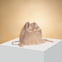 forever glam by pantaloons Casual Gold Clutch-picture-27