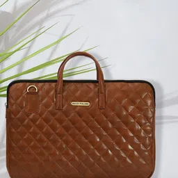 Bagsy Malone Unisex Textured Laptop Bag- Up to 15 inch image 1