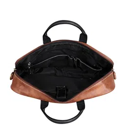 LOREM Men Textured 16 Inch Laptop Bag image 5