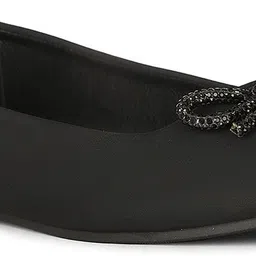 bata Metallic Ballerina Bellies For Women-picture-37