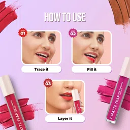 hilary rhoda Matte Trap Liquid Lipstick |Non-Transfer & Waterproof Lipstick |8-Hour Long Stay image 4