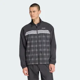 adidas originals Tartan Loose Track Top image 1