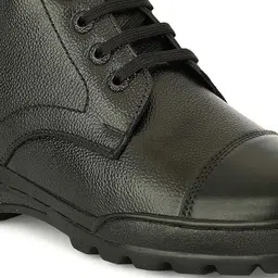 svpanther Genuine Leather Ankle Length Boots for Men | Soft Cushioned Insole Boots For Men Boat Shoes For Men image 5