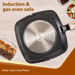 agaro Grill Pan 24 cm diameter with Lid 1.8 L capacity image 4