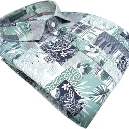 kumar adamas Men Relaxed Fit Fit Printed Casual Shirt image 2