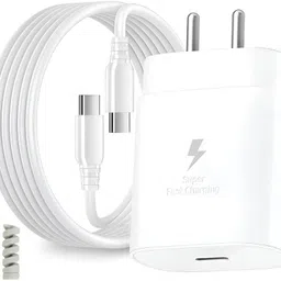 urcart Wall Charger Accessory Combo for 45W Vivo Y21 2021, Moto G60 / G 60, Sam-Sung Galaxy M21 2021, OPP-O-picture-19
