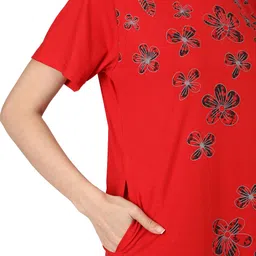 duchess Women Night Suit Set Multicolor Printed, Solid image 5