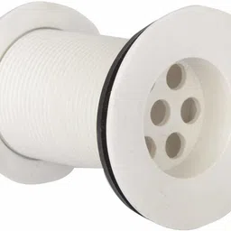 senkiddpro by senkiddpro Full Thread PVC Waste Coupling Washbasin Drain Outlet/Washbasin Jali(6pcs) Bathroom,Sink and Kitchen Suitable for Washbasin with Waste Pipe and Bottle Trap Cartridge Faucet image 3