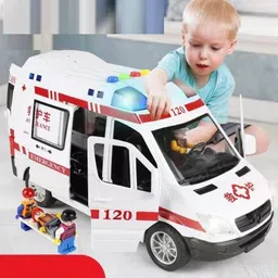 zuuluzrs Ambulance Light Music Simulation Model Toy Car-picture-18