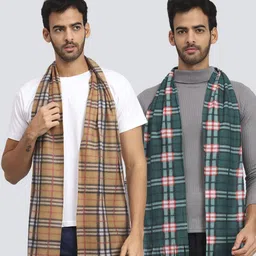 ANIXA Printed Men Muffler-image-0