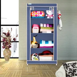 flipkart perfect homes studio 1-Door 4-Shelf PP Collapsible Wardrobe-picture-16