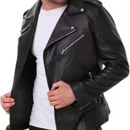 nayb Men Solid Biker/Riding Jacket image 3