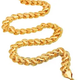 mame creation High Quality Gold Plated 20" Inch Chain For Men And Women Gold-plated Plated Alloy Chain image 3