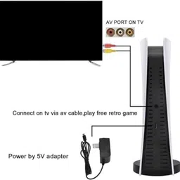 Clubics 1 GB 8 Bit TV Game Console contra tank mario bomber man 620+ game GS5 wireless 1 GB with 620 image 2