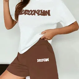 my swag Tshirt Regular Shorts Co-ords Set image 1