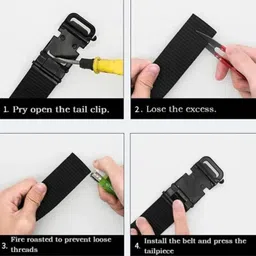 artisanwear Men Casual Green Nylon Belt image 2