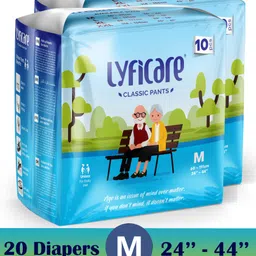 lyficare Classic Pants | Waist Size (24-44 Inch) Adult Diapers - M-picture-25
