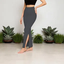 DSV ENTERPRISES Shapeware Dark Grey M0059 Lycra Blend Petticoat-image-23