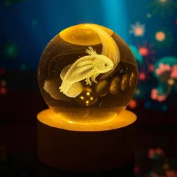 aipom Glowing Axolotl Crystal Sphere Lamp Table Lamp-picture-33