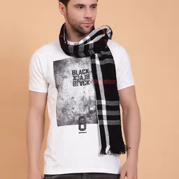 aanku Striped Men Muffler image 2